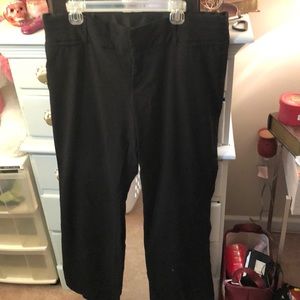 Black tummy control dress pants